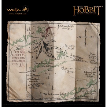 THE HOBBIT AN UNEXPECTED JOURNEY THORIN S MAP PROP REPLICA